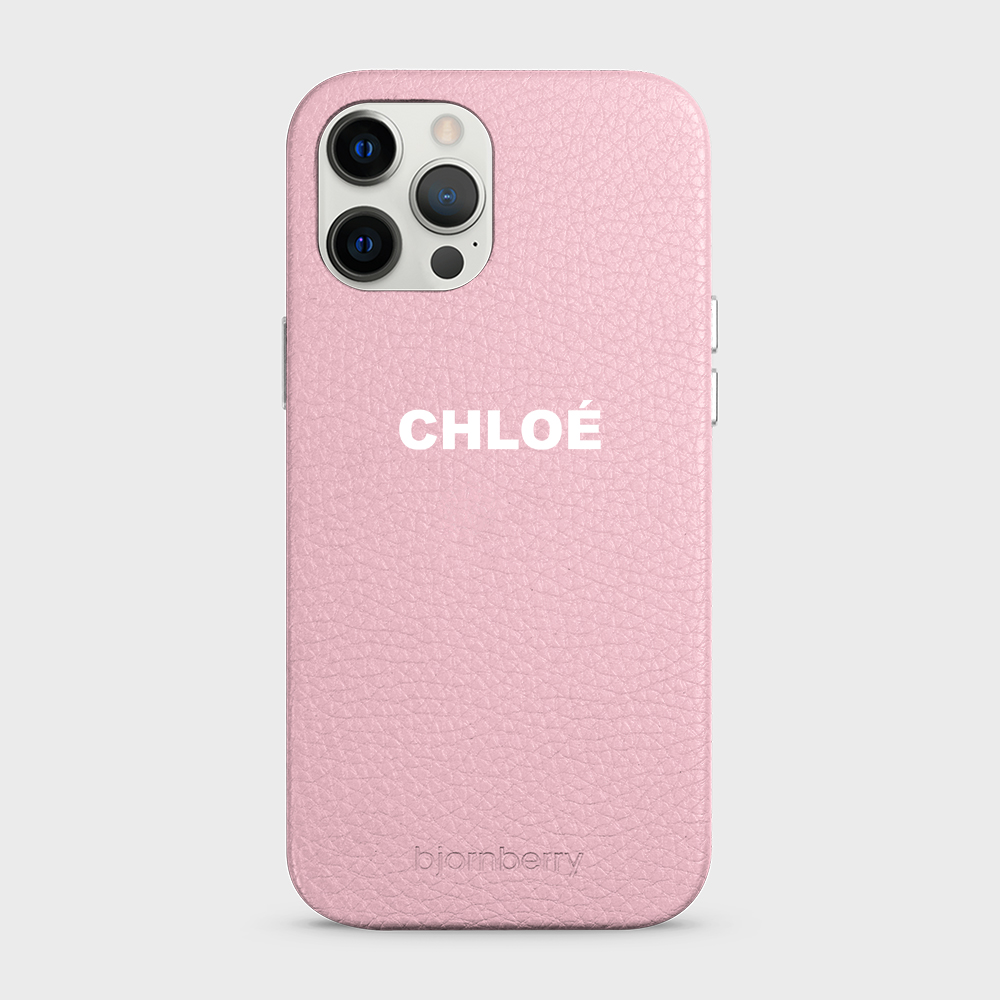 iPhone 12 Pro Max Personalised Leather Case - Name - 13