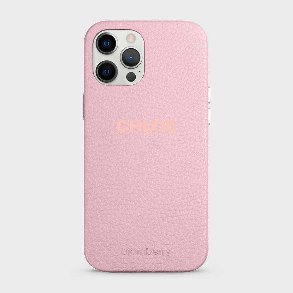 iPhone 12 Pro Max Personalised Leather Case - Name - 10