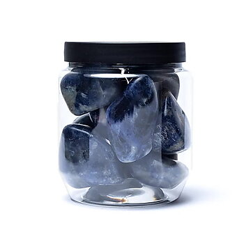 Sodalite tumbled stones A quality  4-6 cm