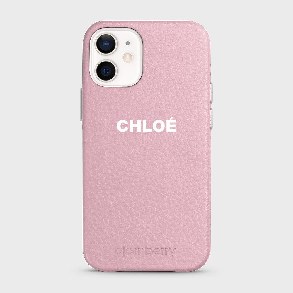 iPhone 12 Mini Personalised Leather Case - Name - 6