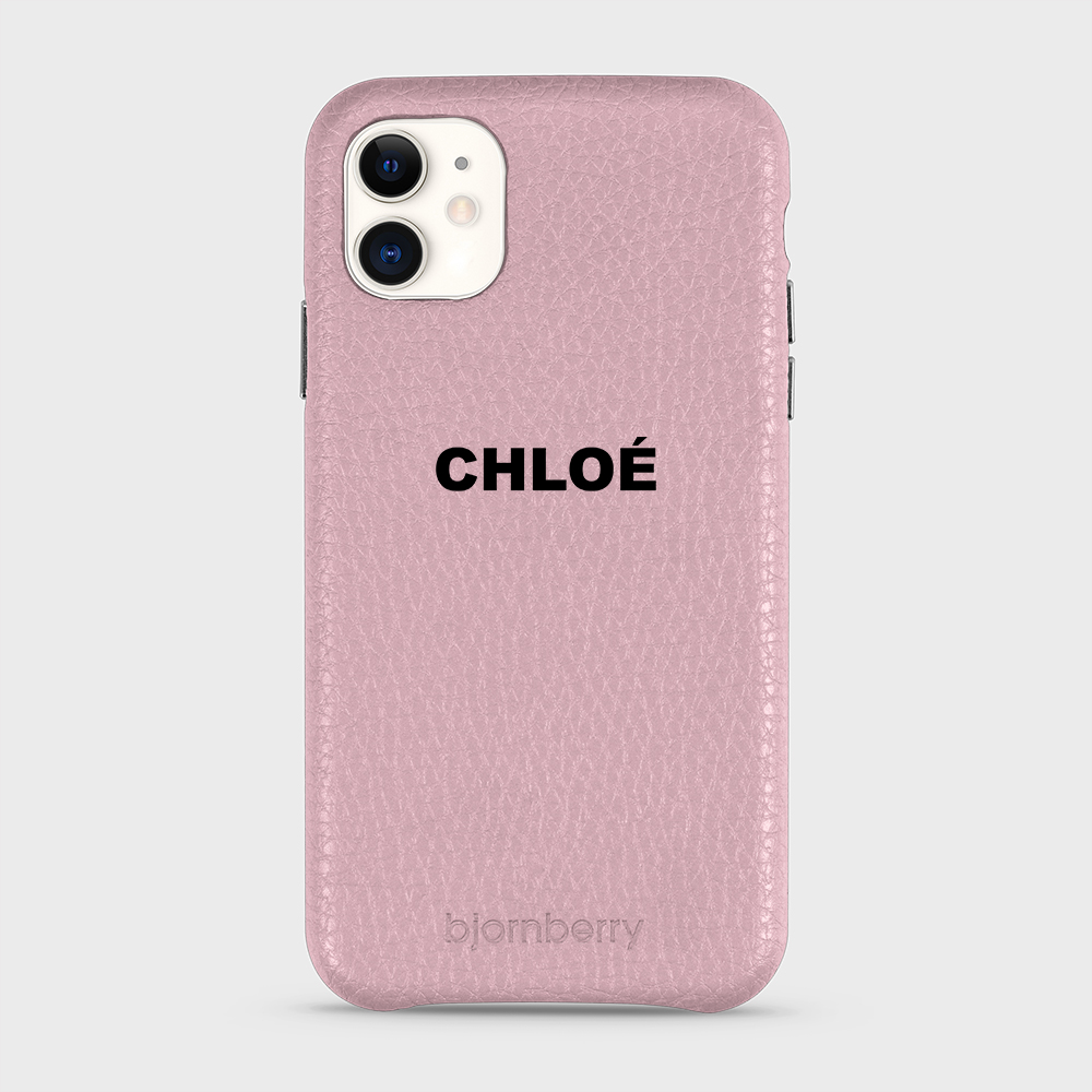 iPhone 11 Personalised Leather Case - Name - 26