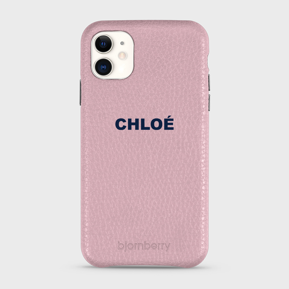 iPhone 11 Personalised Leather Case - Name - 22