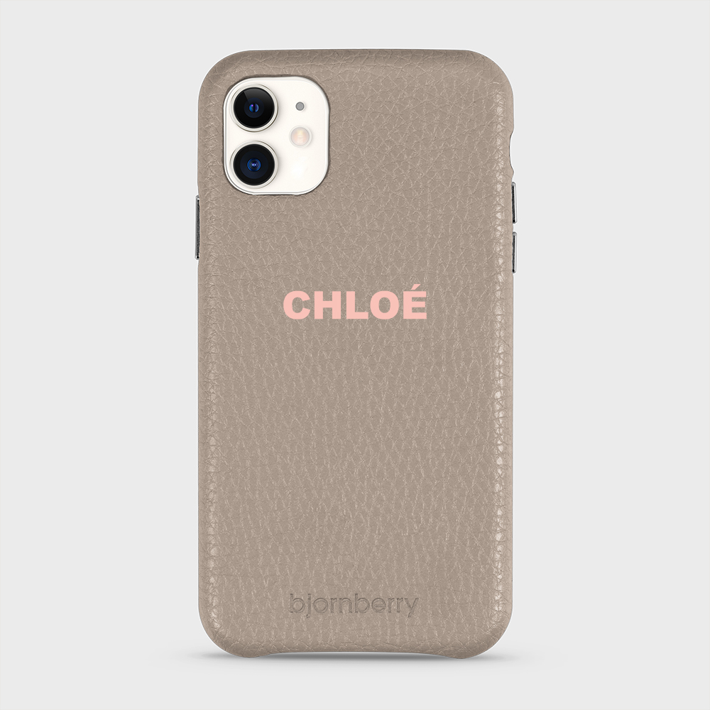 iPhone 11 Personalised Leather Case - Name - 9