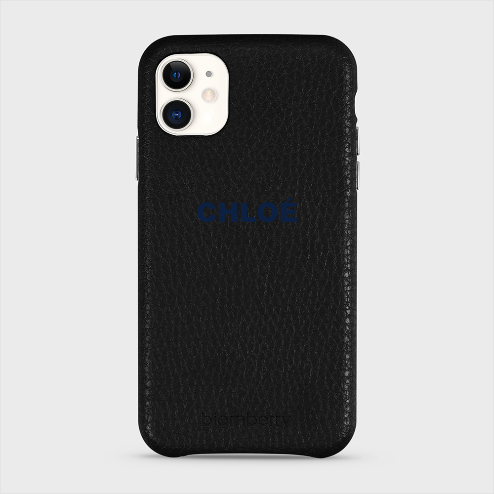 iPhone 11 Personalised Leather Case - Name - 29