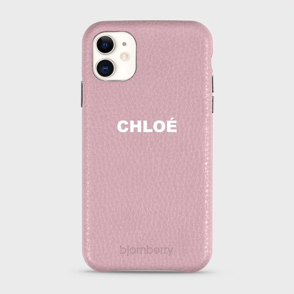 iPhone 11 Personalised Leather Case - Name - 27