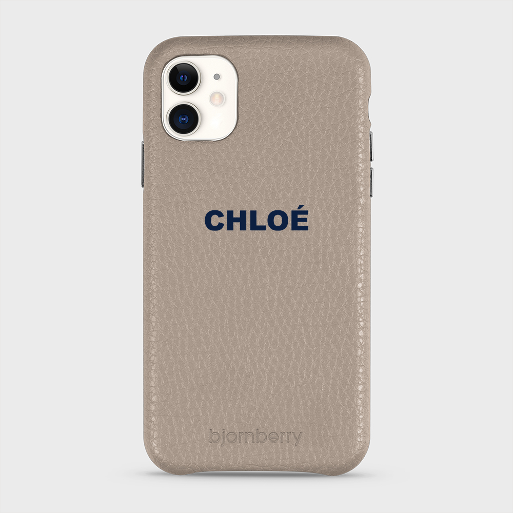 iPhone 11 Personalised Leather Case - Name - 14