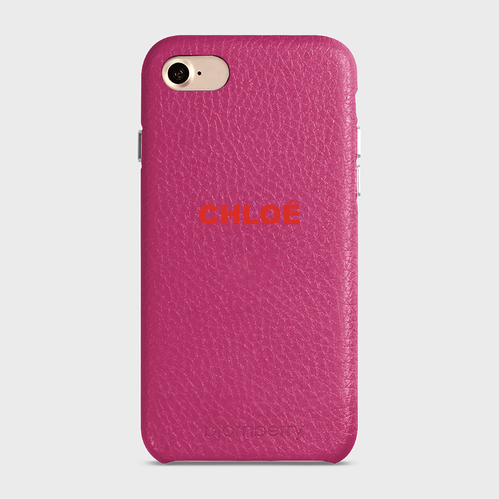 iPhone 7/8/SE (2022/2020)  Personalised Leather Case - Name - 30