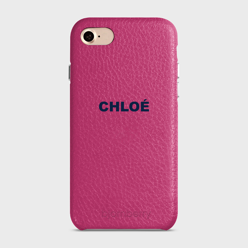 iPhone 7/8/SE (2022/2020)  Personalised Leather Case - Name - 34