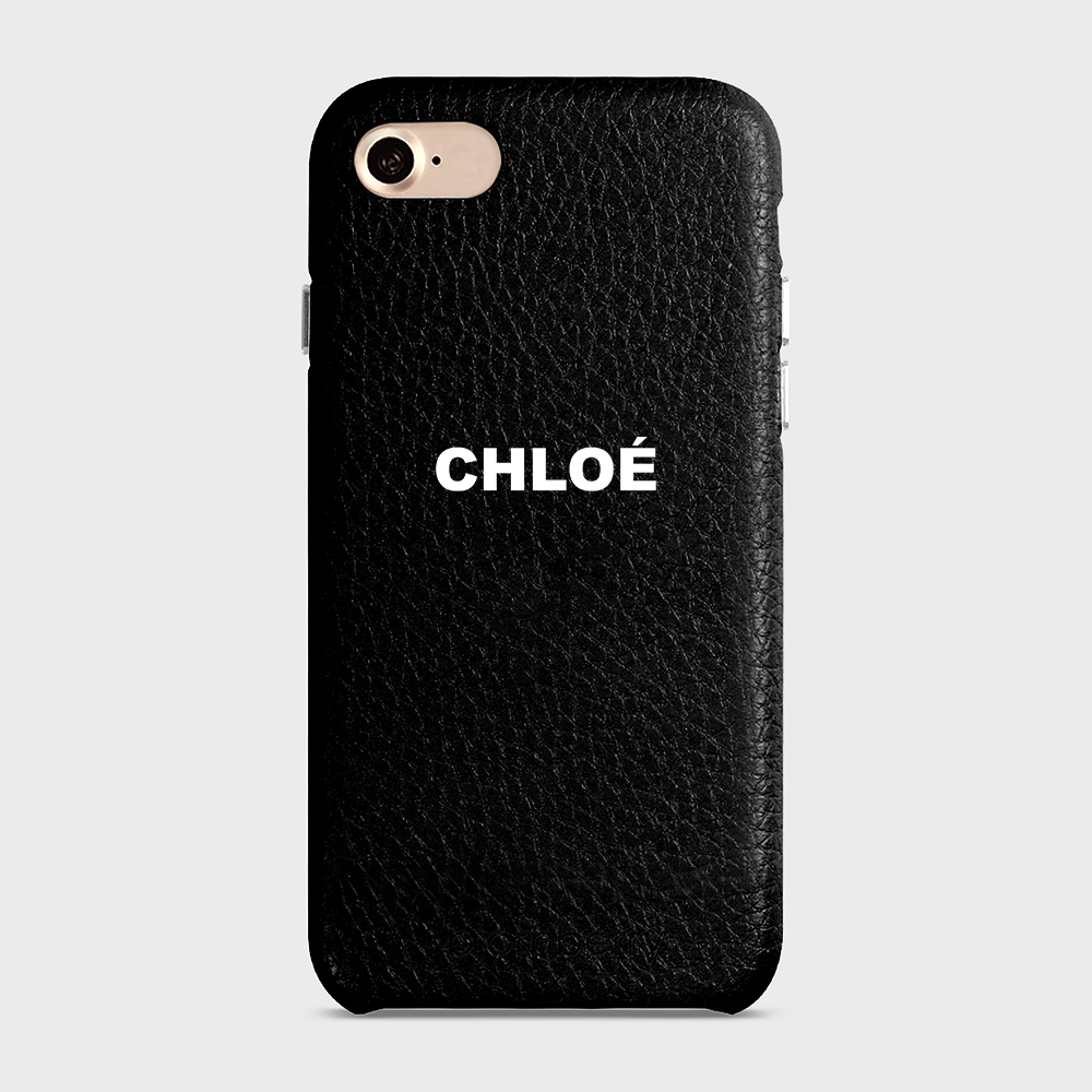 iPhone 7/8/SE (2022/2020)  Personalised Leather Case - Name - 5