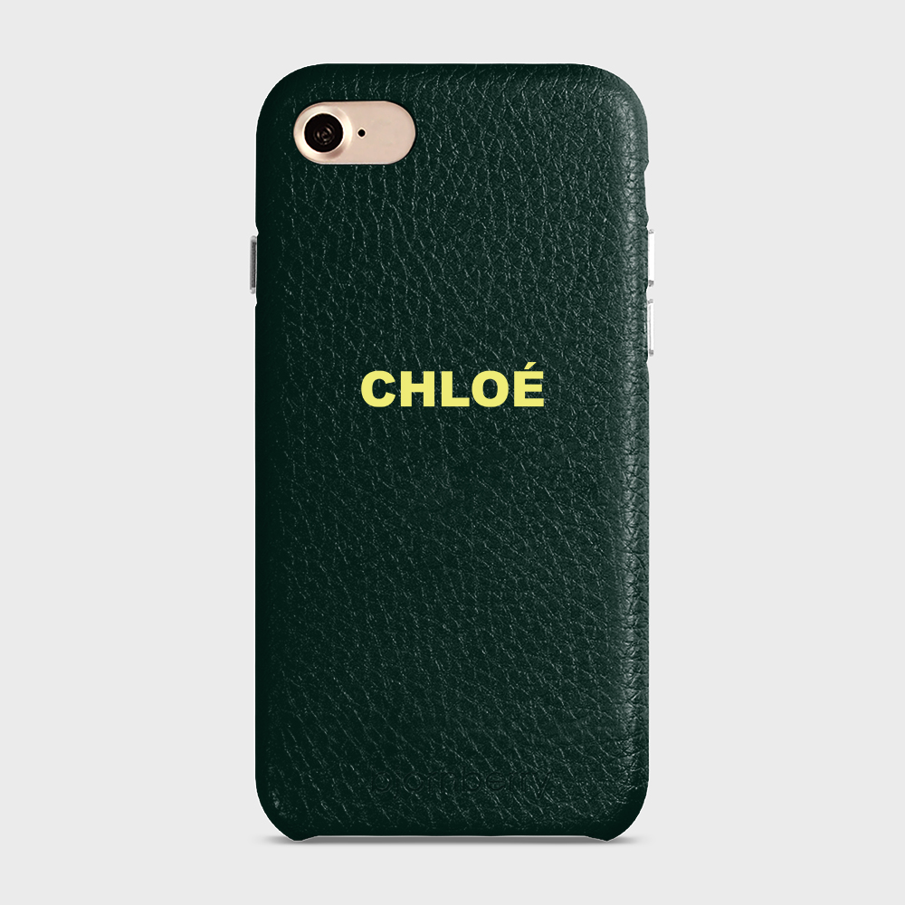 iPhone 7/8/SE (2022/2020)  Personalised Leather Case - Name - 25