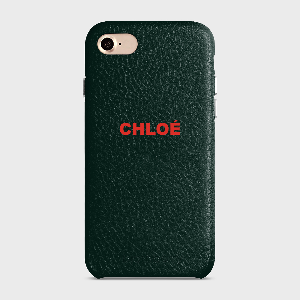 iPhone 7/8/SE (2022/2020)  Personalised Leather Case - Name - 22