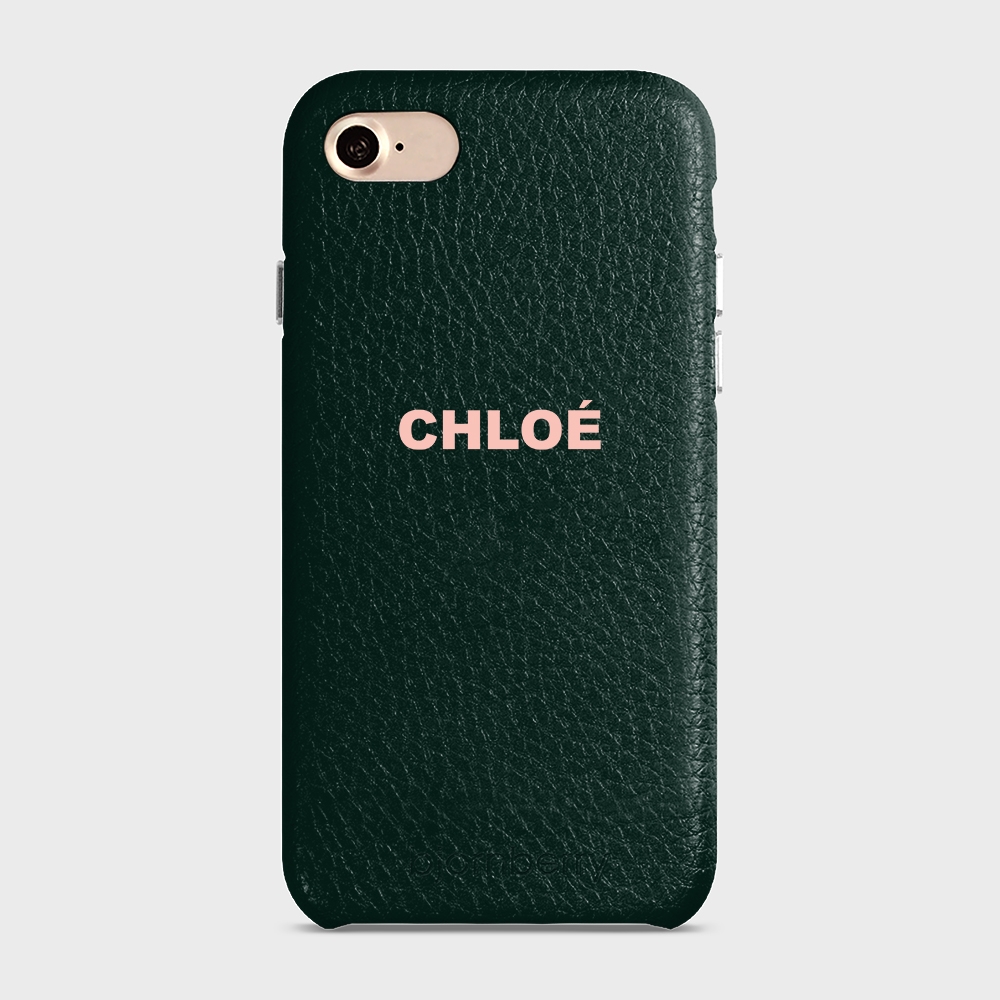 iPhone 7/8/SE (2022/2020)  Personalised Leather Case - Name - 28