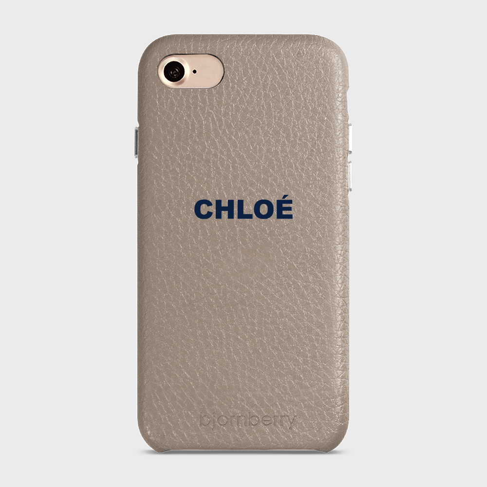 iPhone 7/8/SE (2022/2020)  Personalised Leather Case - Name - 41
