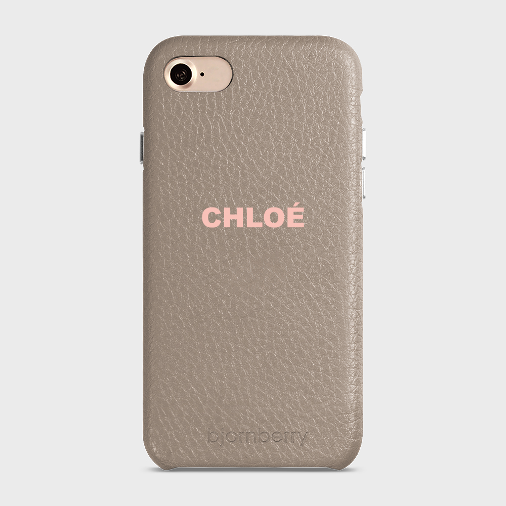 iPhone 7/8/SE (2022/2020)  Personalised Leather Case - Name - 36