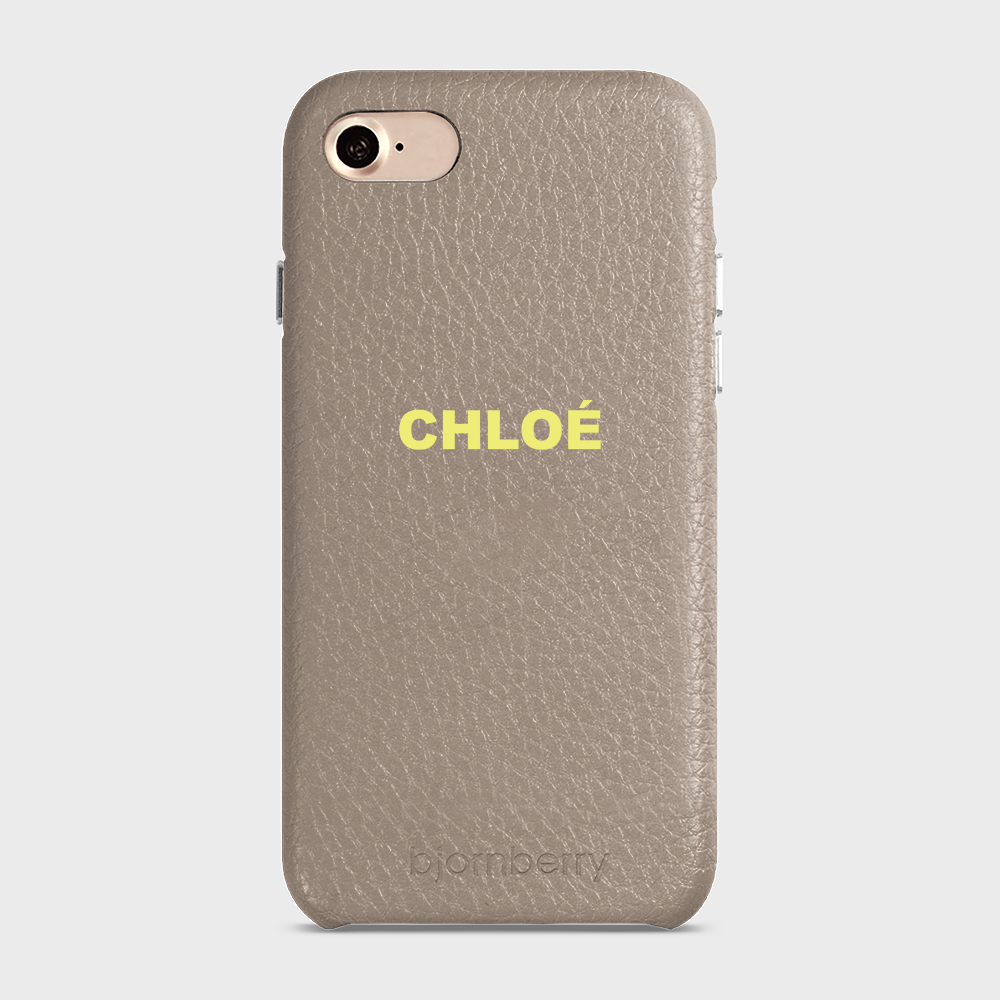 iPhone 7/8/SE (2022/2020)  Personalised Leather Case - Name - 40