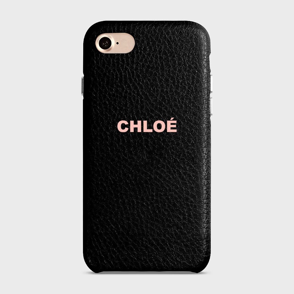 iPhone 7/8/SE (2022/2020)  Personalised Leather Case - Name - 2