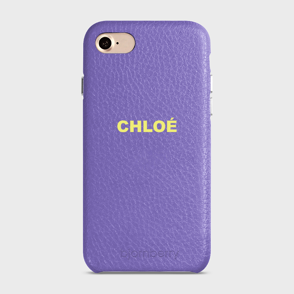 iPhone 7/8/SE (2022/2020)  Personalised Leather Case - Name - 20