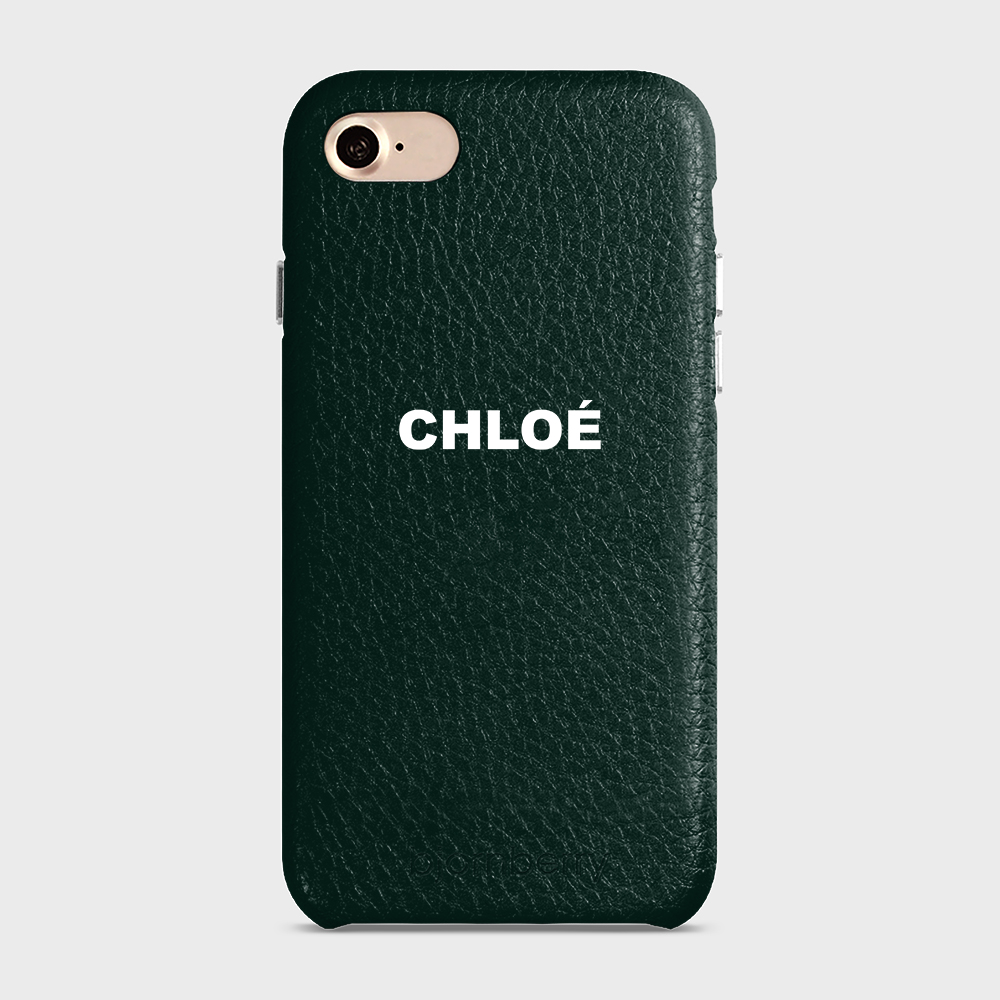 iPhone 7/8/SE (2022/2020)  Personalised Leather Case - Name - 24