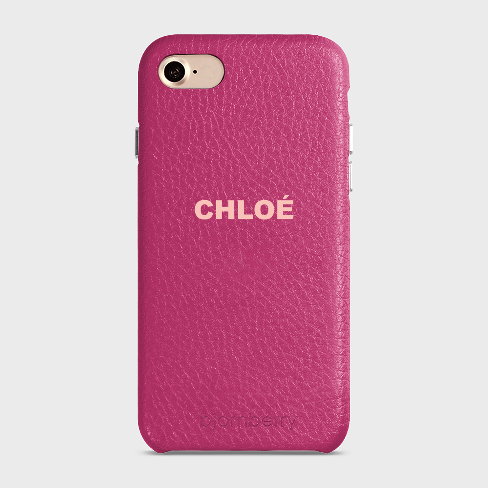 iPhone 7/8/SE (2022/2020)  Personalised Leather Case - Name - 29