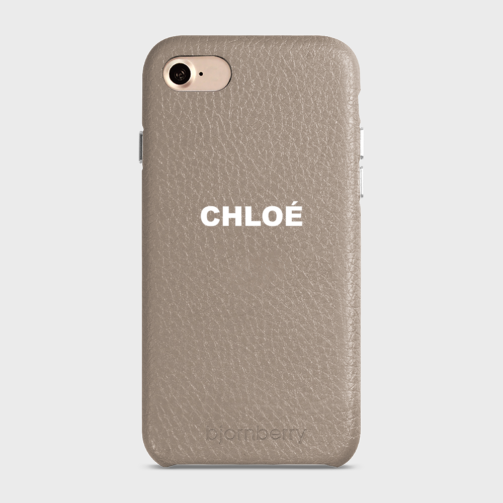 iPhone 7/8/SE (2022/2020)  Personalised Leather Case - Name - 39