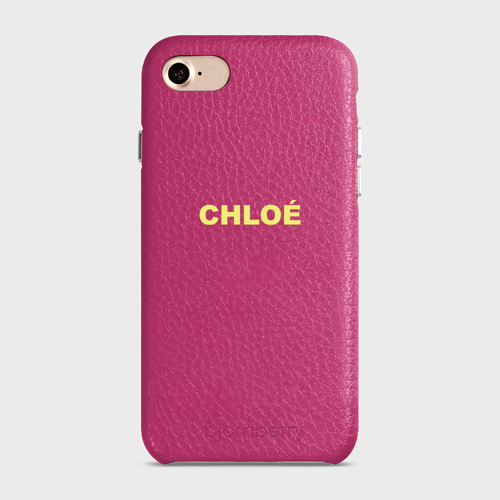iPhone 7/8/SE (2022/2020)  Personalised Leather Case - Name - 33