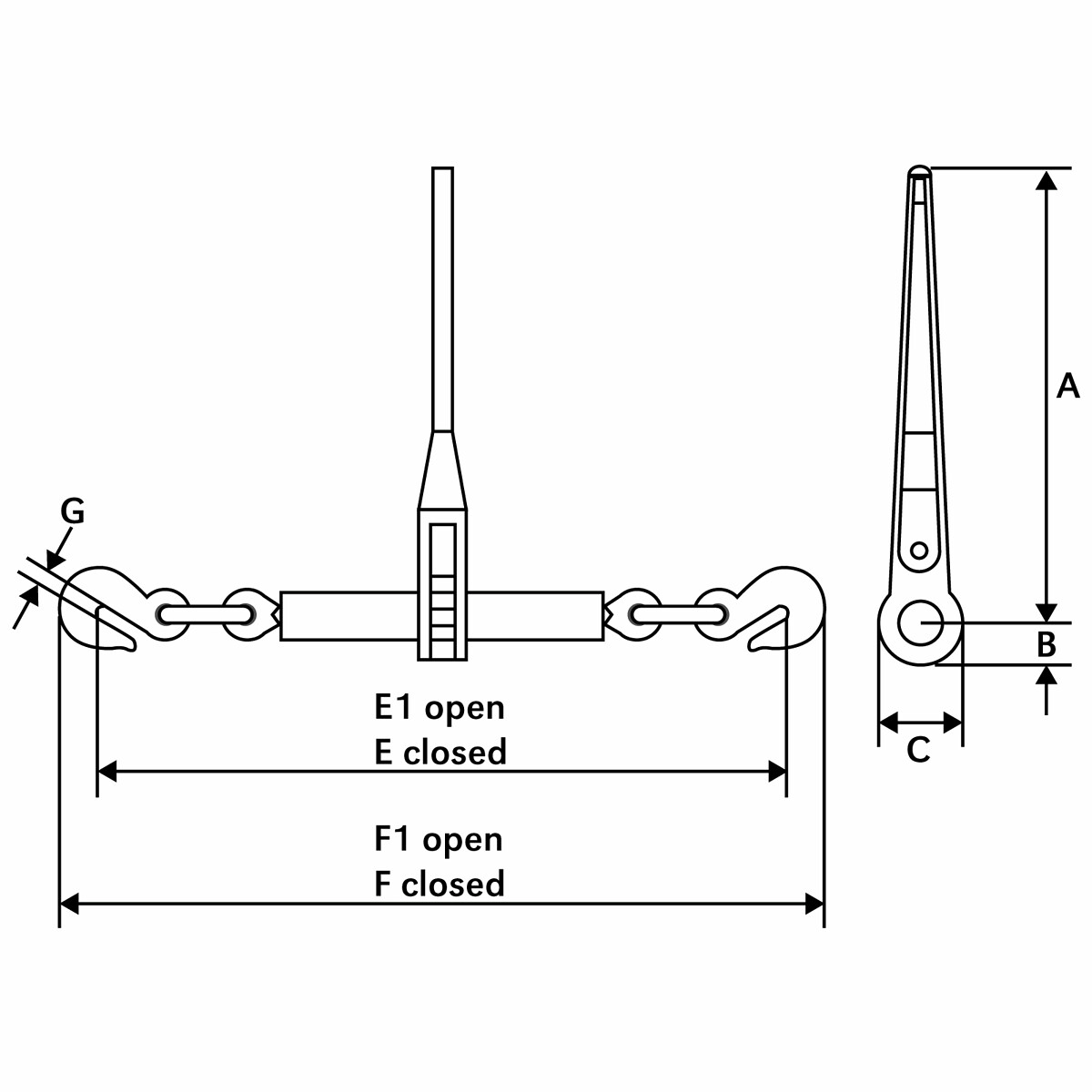 Kättingspännare 3/8 (9MM) - 2