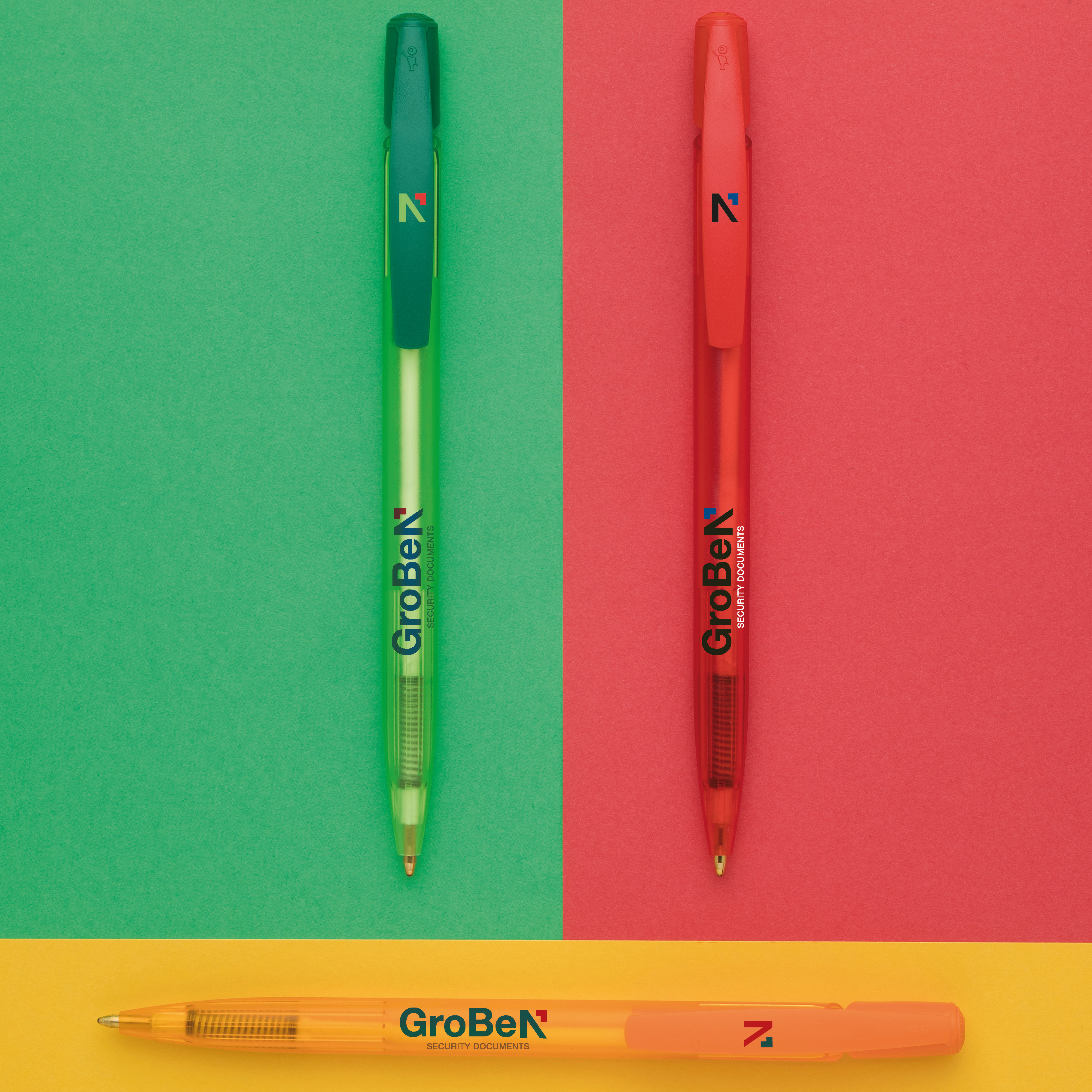 Penna BIC® Media Clic Frosted Red 66