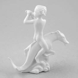 ハラルドサロモン　クラシックな海の馬とボーイ　 17cm  1943年  [サンプル画像]