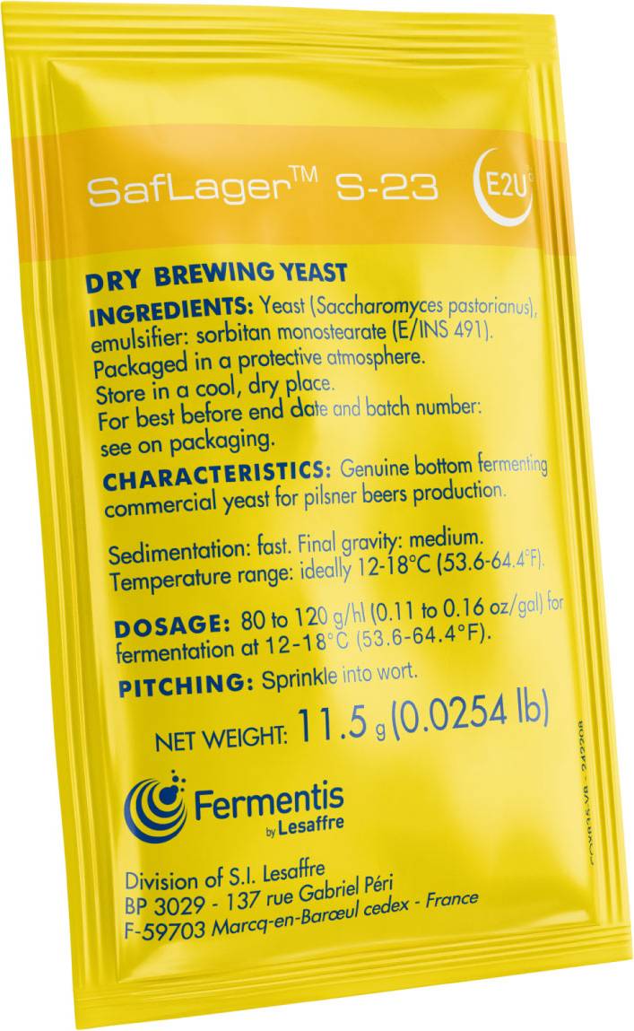 38-pack, Fermentis SafLager S-23, 11.5 g - 2