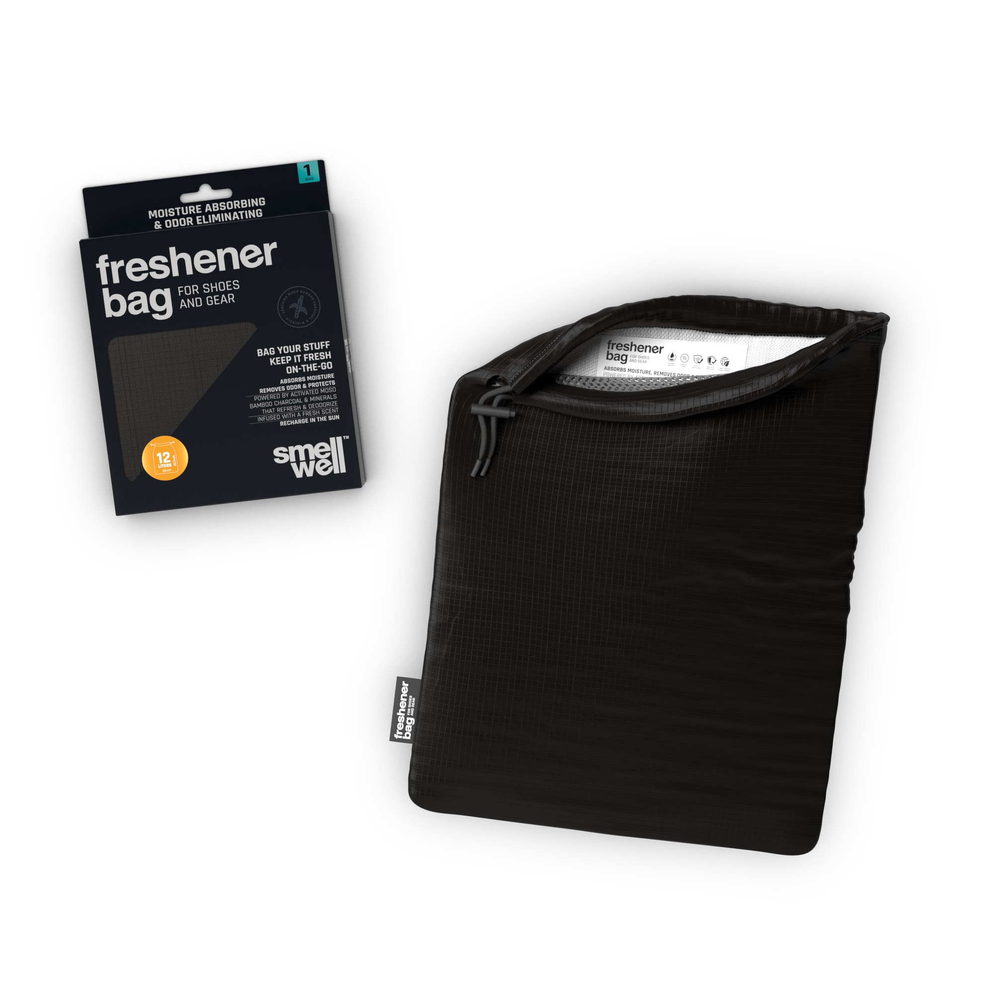 Smell Well - FRESHENER BAG Black