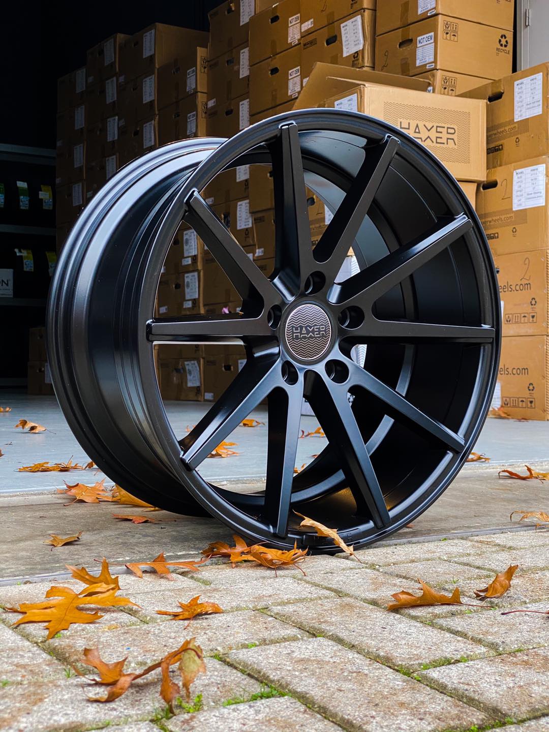 19" Haxer HX14 Matt black 5/108 - 3