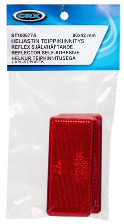 Reflex 96x42mm röd självhäftande 2st - 3