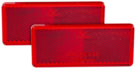 Reflex 96x42mm röd självhäftande 2st
