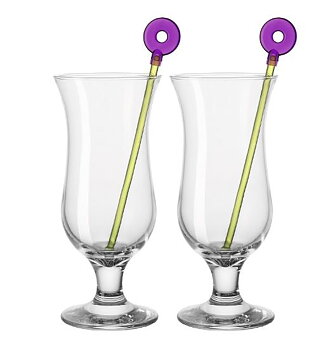 Bar Hurricane 2-pack Drinkglas med drinkpinne