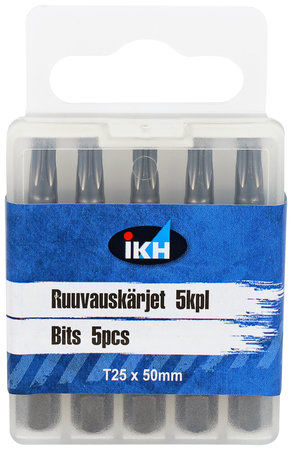 Bits 5st 50mm T25 färgring