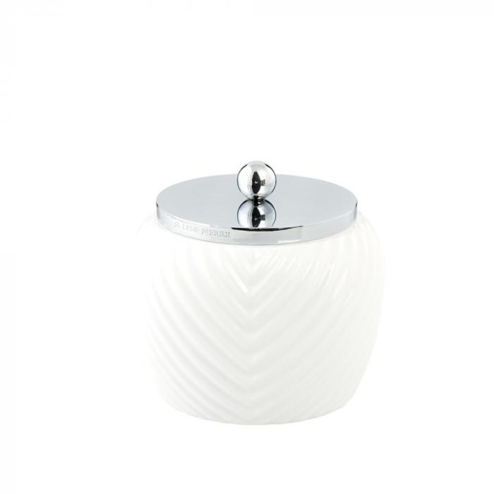 Milda Jar H12 cm White