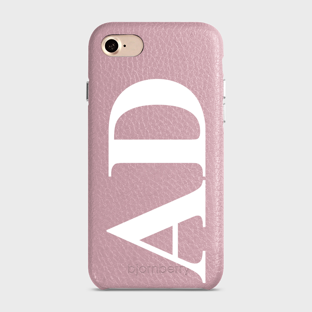iPhone 7/8/SE (2022/2020) Personalised Leather Case - Large Initials - 14