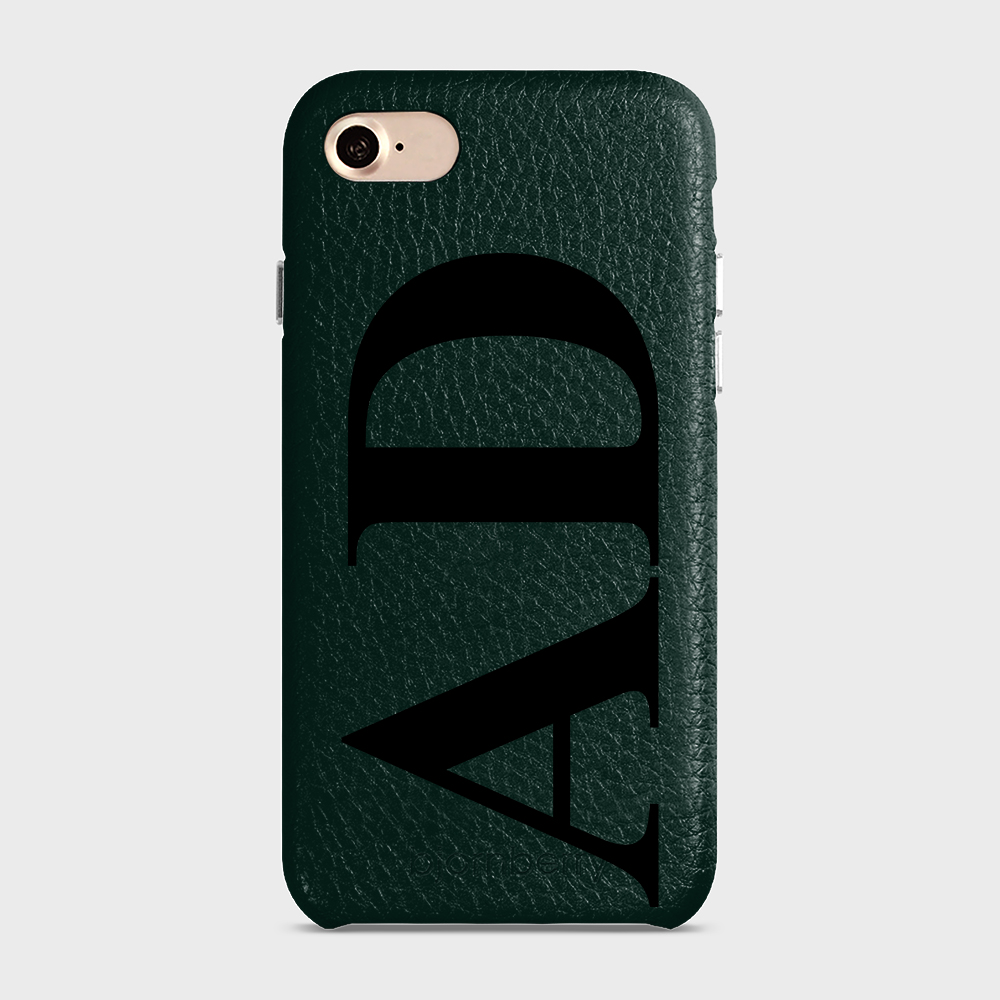 iPhone 7/8/SE (2022/2020) Personalised Leather Case - Large Initials - 27