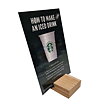 Starbucks A4 skylt How to make an iced drink.