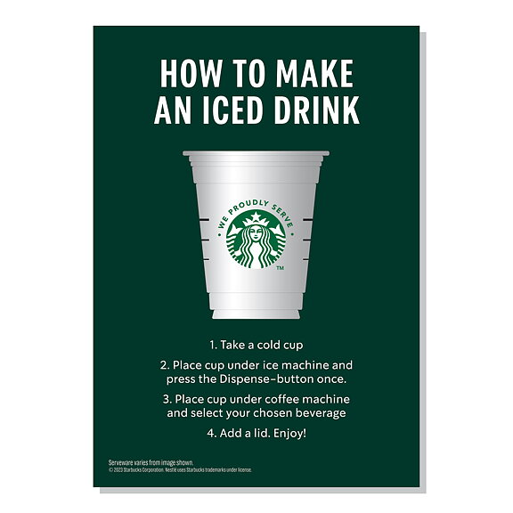 Starbucks stickers 10 x 14 cm