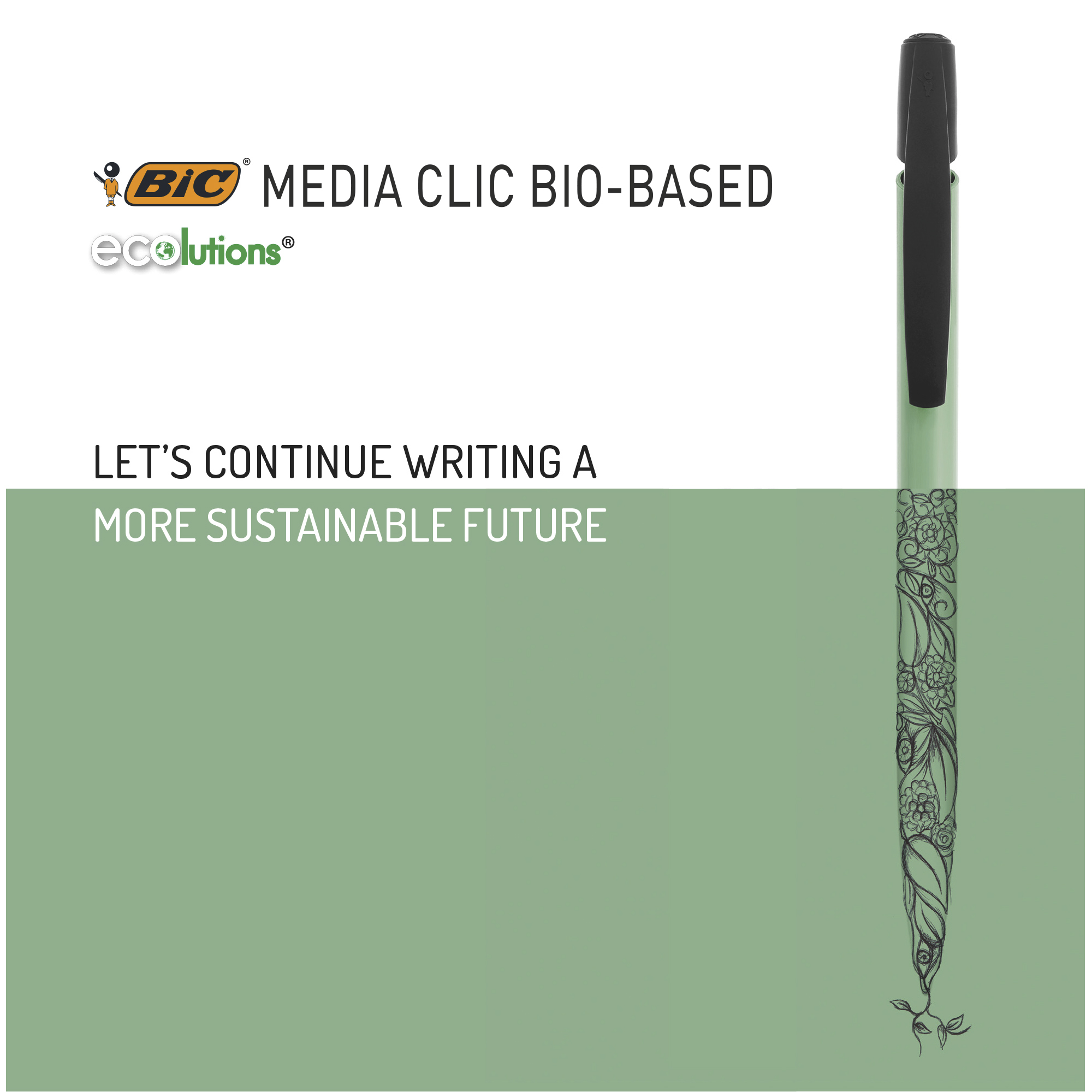 Penna BIC® Media Clic BIO Based