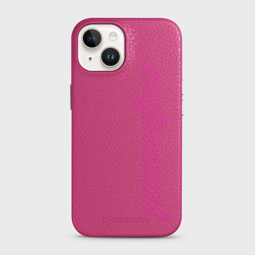 iPhone 14 Personalised Leather Case - Futuristic Name - 16