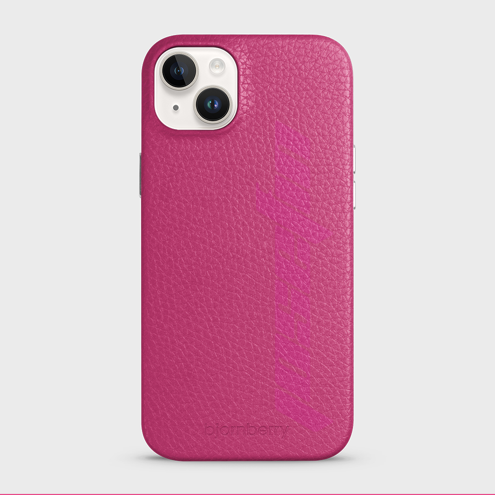 iPhone 14 Plus Personalised Leather Case - Futuristic Name - 30