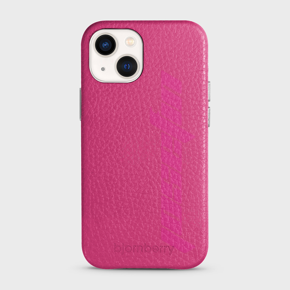 iPhone 13 Mini Personalised Leather Case - Futuristic Name - 17