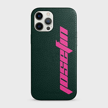 iPhone 12 Pro Max Personifierat Läderskal - Futuristiskt Namn