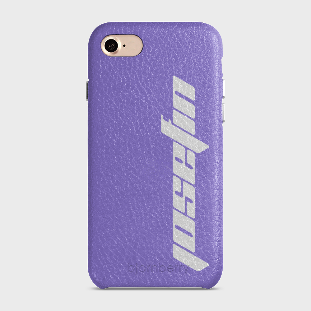 iPhone 7/8/SE (2022/2020) Personalised Leather Case - Futuristic Name - 21