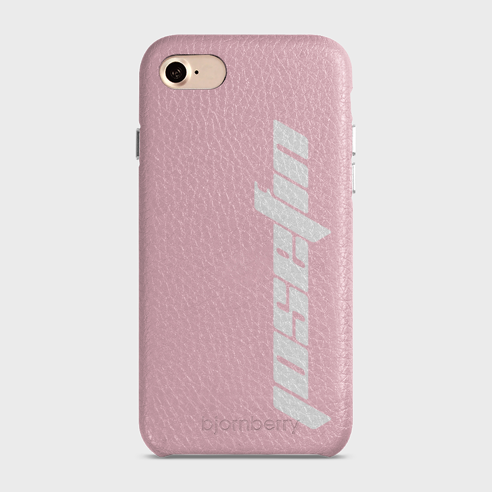 iPhone 7/8/SE (2022/2020) Personalised Leather Case - Futuristic Name - 14