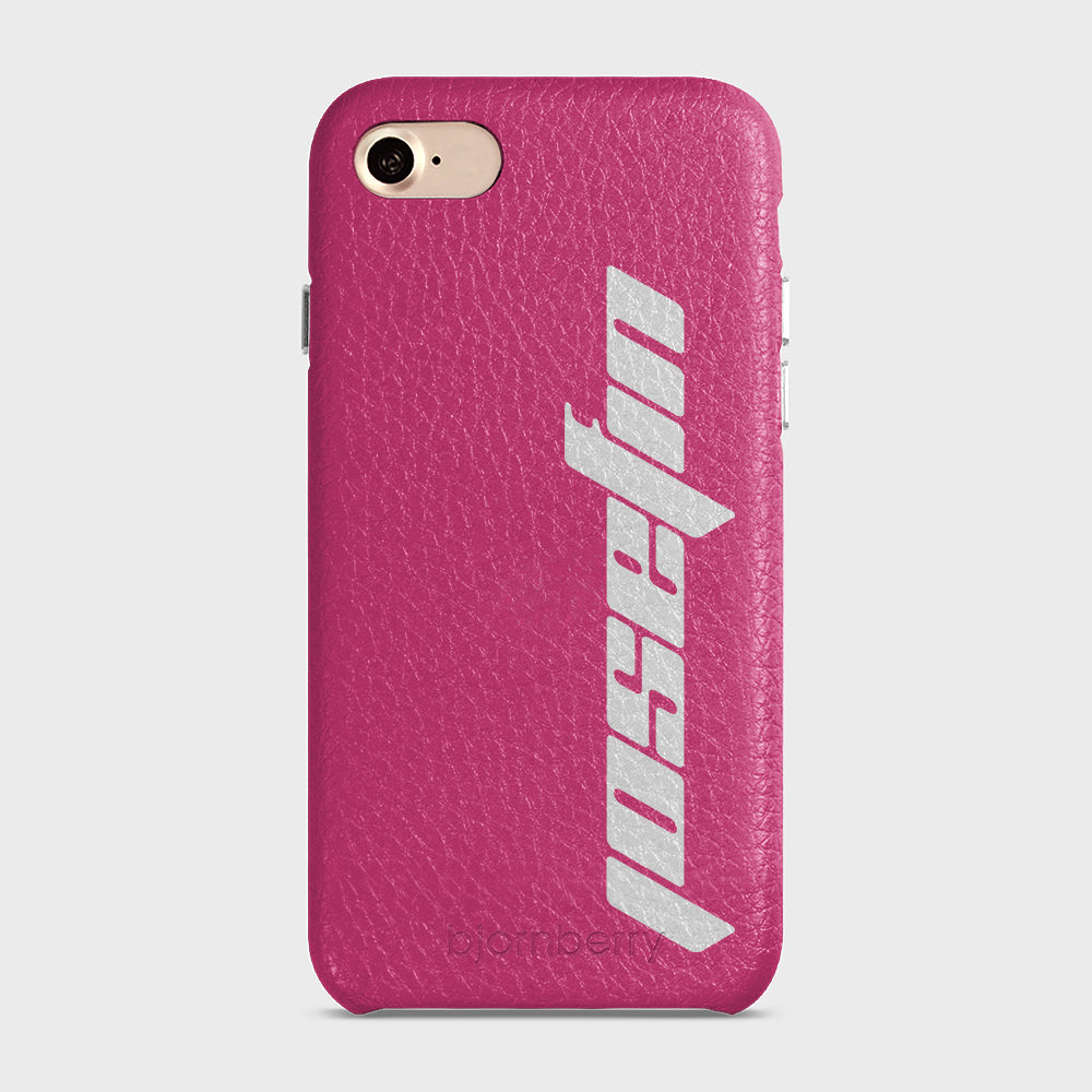 iPhone 7/8/SE (2022/2020) Personalised Leather Case - Futuristic Name - 34