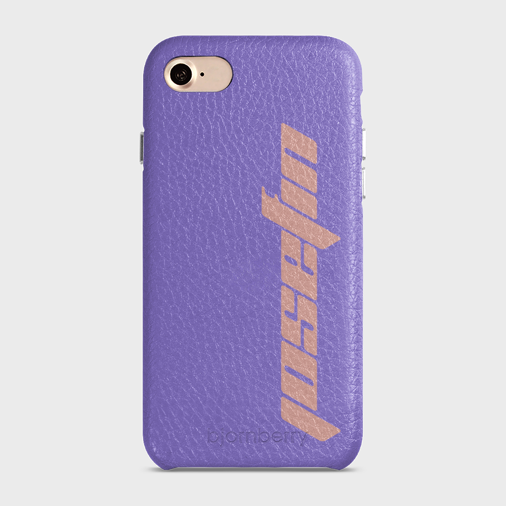 iPhone 7/8/SE (2022/2020) Personalised Leather Case - Futuristic Name - 18
