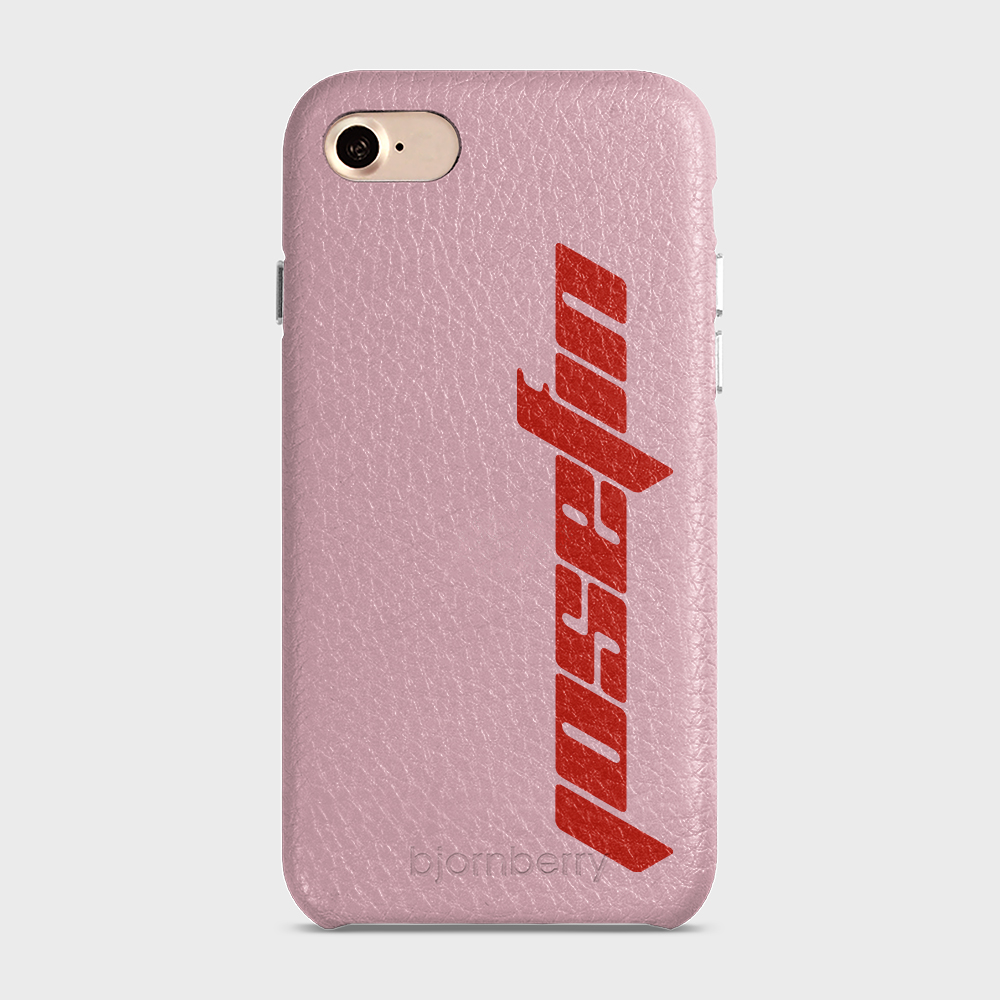 iPhone 7/8/SE (2022/2020) Personalised Leather Case - Futuristic Name - 12